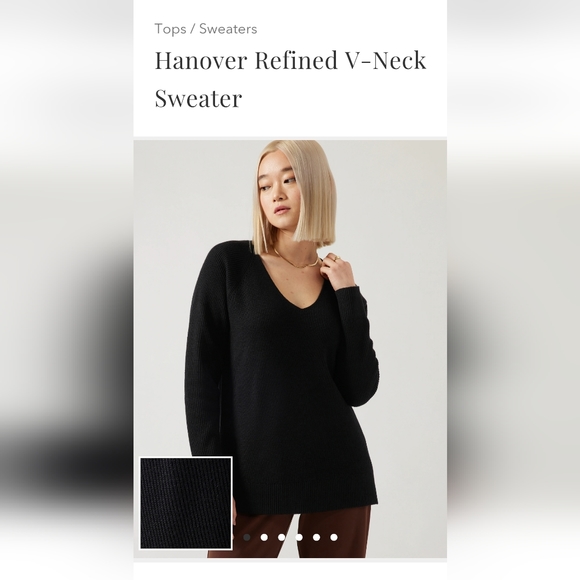 Athleta | Sweaters | Nwt Athleta Hanover Sweater Black Sz Small | Poshmark